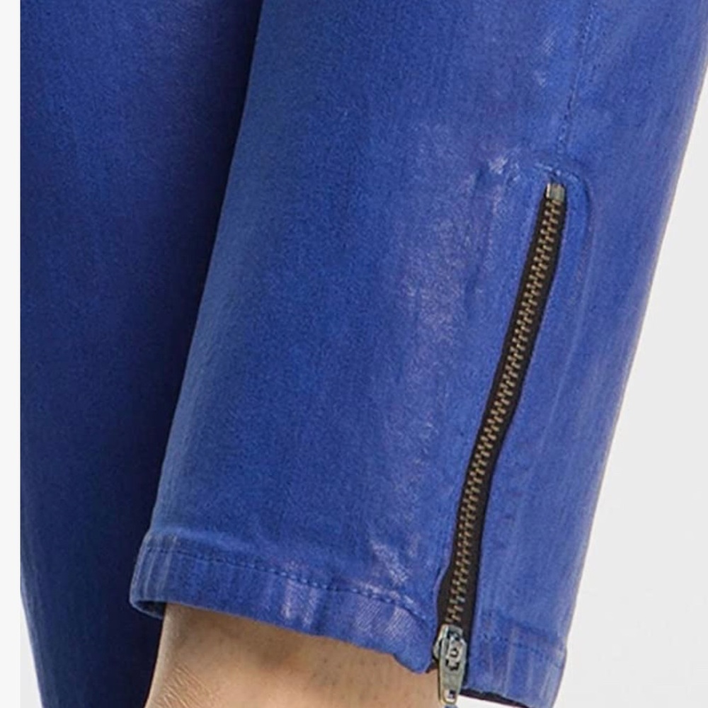 NEW NWT NYDJ Angelina Legging Coated Denim Princess - Picture 4 of 5